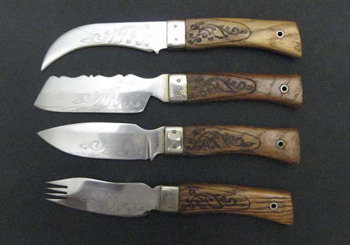 столовые зековские ножи